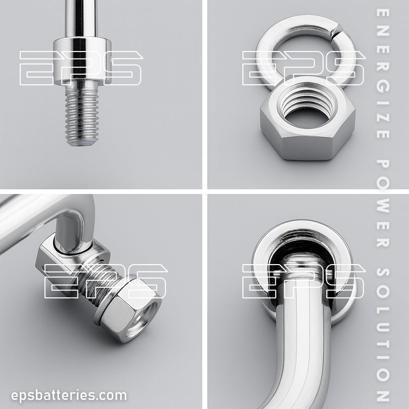 Stainless Steel Folding Handle Pair