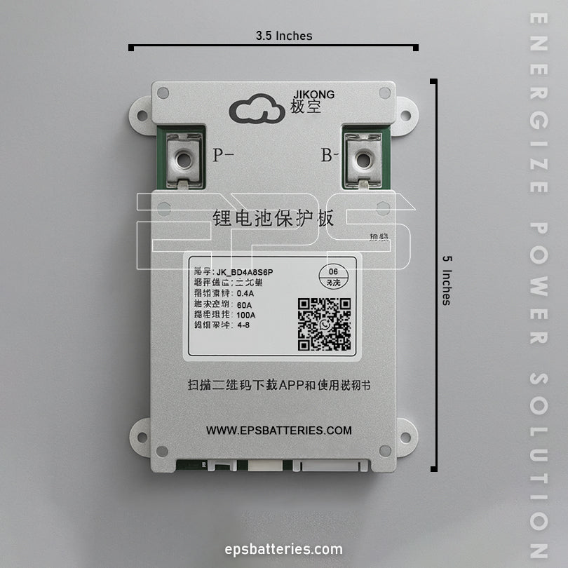 JK Smart BMS 8s 60A ( 12v & 24v ) Supportable