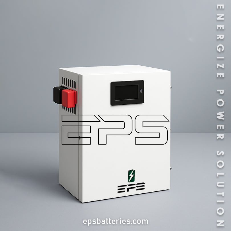 12V 105Ah LiFePO₄ Wall-Mount Power Bank By EPS Batteries