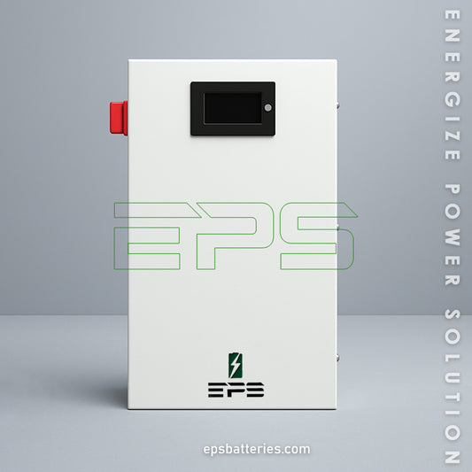 25.6V 105Ah LiFePO₄ Wall-Mount Power Bank By EPS Batteries