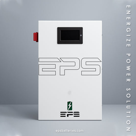 51.2V 105Ah LiFePO₄ Wall-Mount Power Bank By EPS Batteries