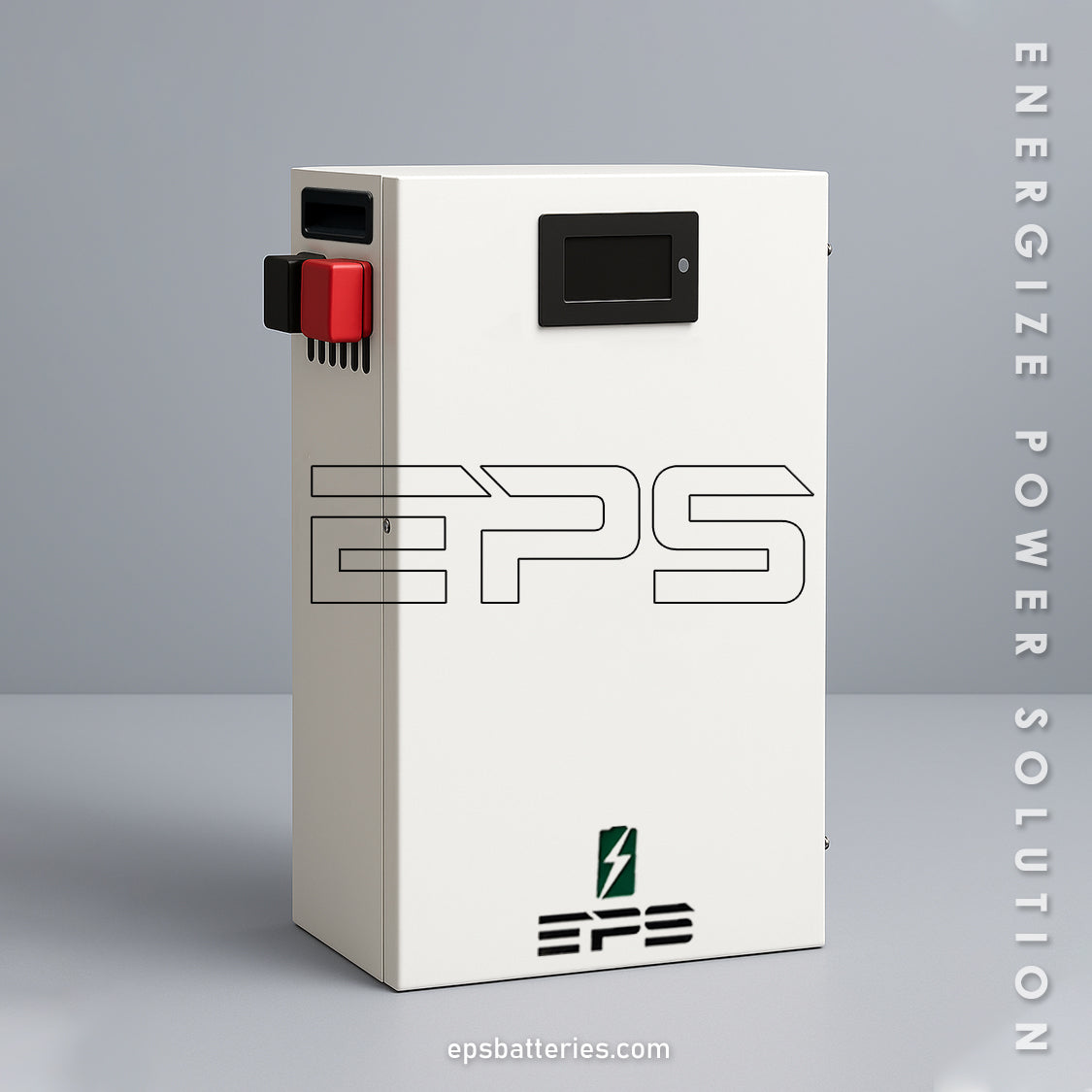 25.6V 210Ah LiFePO₄ Wall-Mount Power Bank By EPS Batteries