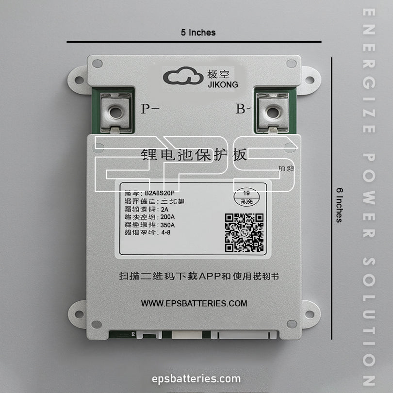 JK Smart BMS 8s 200A 2A-Balancing ( 12v & 24v ) Supportable