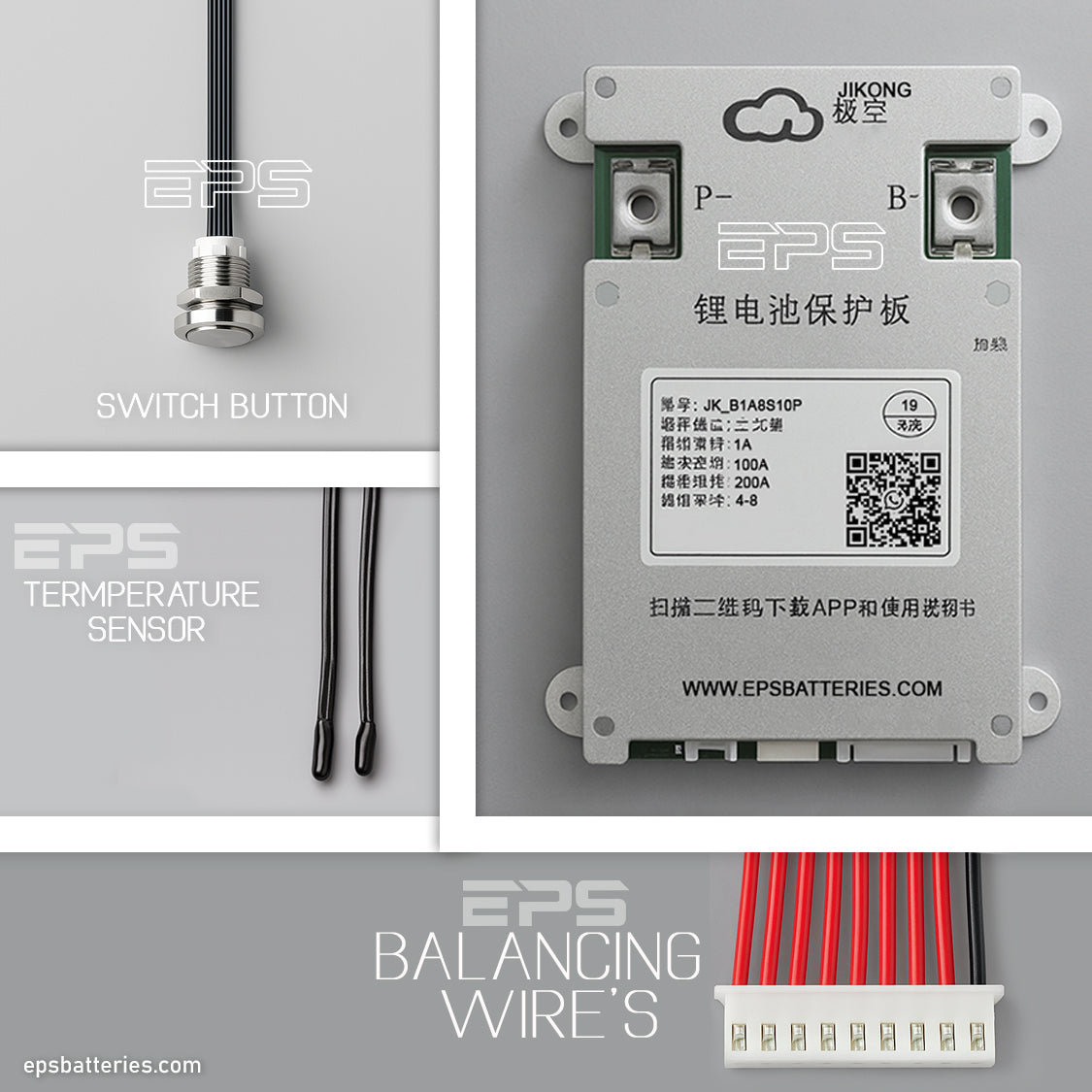 JK Smart BMS 8s 100A ( 12v & 24v ) Supportable